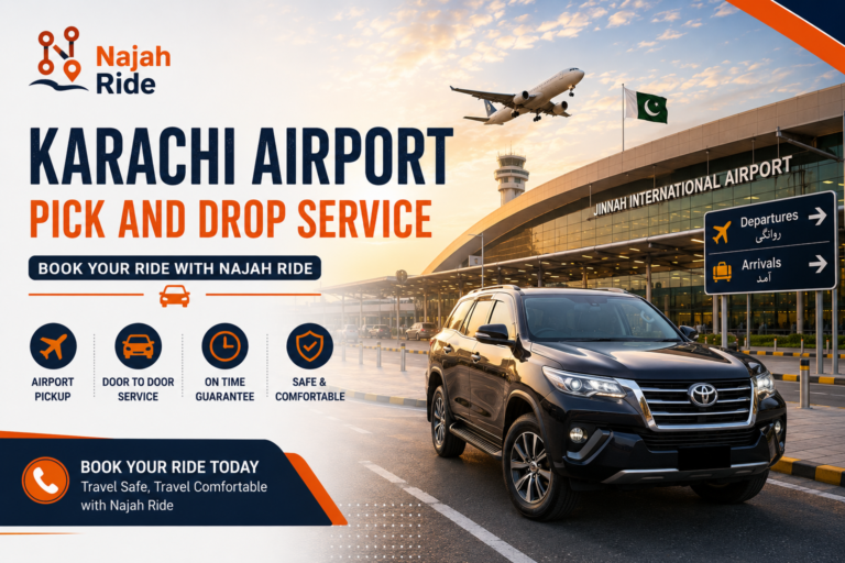 Karachi airport pickup and drop service