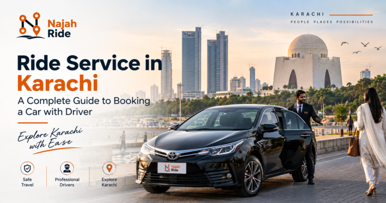 ride service in Karachi with Najah Ride